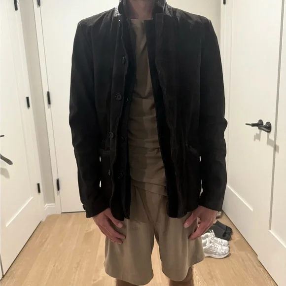 All Saints Black Lightweight Shirt Jacket - Picture 1 of 4